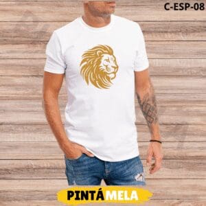 Camiseta Blanca Adulto C/R- Hombre - León