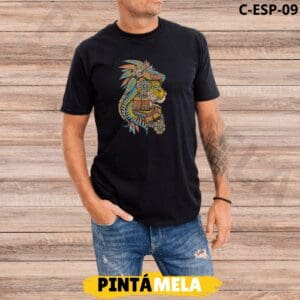 Camiseta Adulto C/R- Hombre- León colores